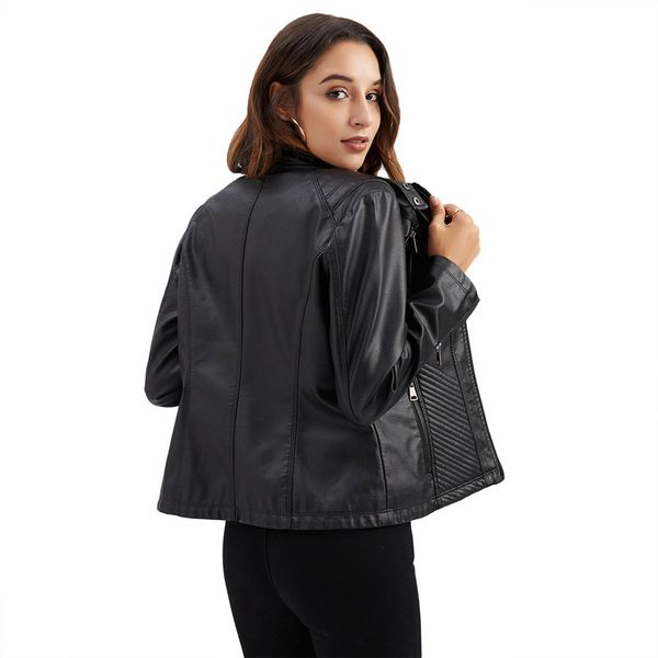 women's jacket long-sleeved street autumn and winter short regular version of the regular version of leisure and cool, solid color spri, Black
women's jacket long-sleeved street autumn and winter short regular version of the regular version of leisure and cool, solid color spri, Black