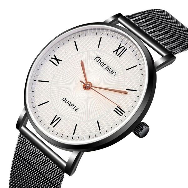 wristwatches khorasan brand fashion business men's watch creative alloy mesh belt quartz wrist relogio masculino, Slivery;brown
wristwatches khorasan brand fashion business men's watch creative alloy mesh belt quartz wrist relogio masculino, Slivery;brown