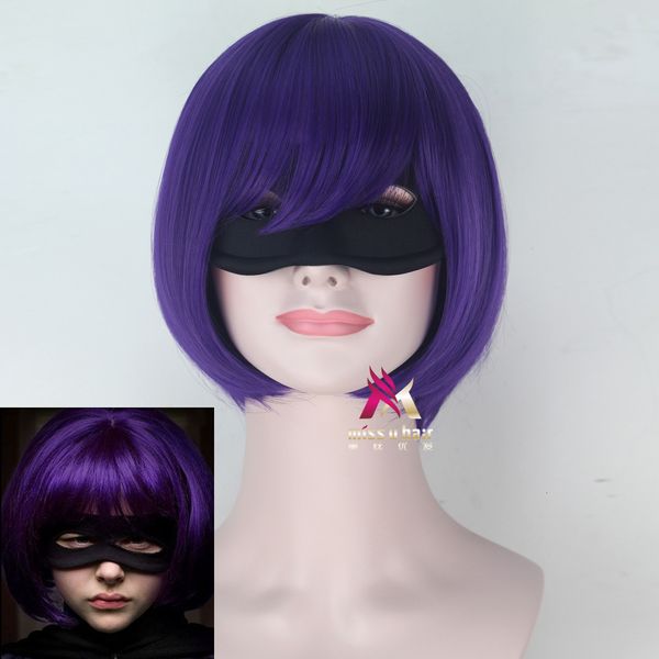 haibian wang 2 super kill female purple bobhead with eye patch bobo head short hair cos animation dance wig, Black
haibian wang 2 super kill female purple bobhead with eye patch bobo head short hair cos animation dance wig, Black