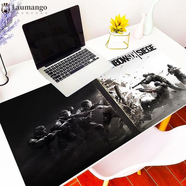 mouse pads & wrist rests rainbow six siege pad large gamer mat for mini pc computer mousepad carpet surface mausepad keyboard desk 
mouse pads & wrist rests rainbow six siege pad large gamer mat for mini pc computer mousepad carpet surface mausepad keyboard desk