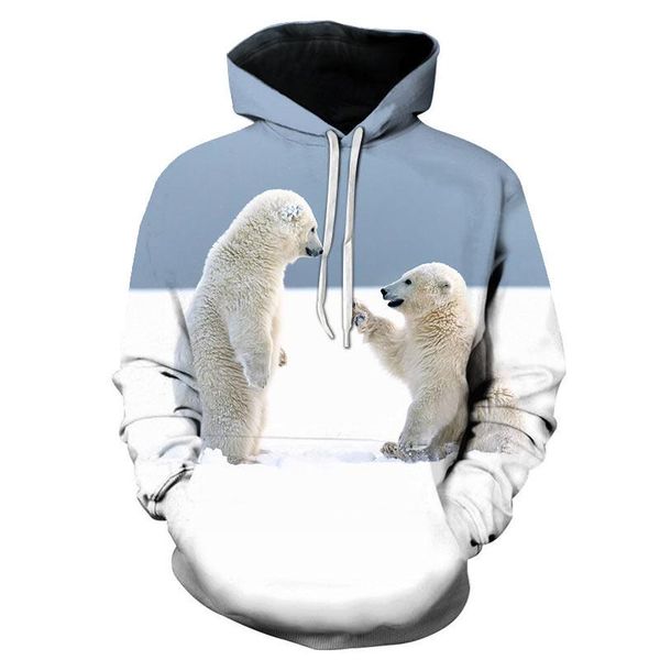 men's hoodies & sweatshirts animal pattern 3d hoodie polar bear pullover long sleeve sweatshirt fashion coats cool streetwear mens, Black
men's hoodies & sweatshirts animal pattern 3d hoodie polar bear pullover long sleeve sweatshirt fashion coats cool streetwear mens, Black