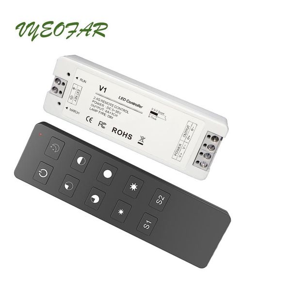 new led single strip dimmer rf wireless remote 12v-24v cv constant voltage receiver 3528 string tape ribbon dim
new led single strip dimmer rf wireless remote 12v-24v cv constant voltage receiver 3528 string tape ribbon dim