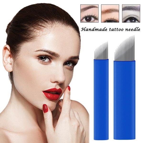 tattoo needles 100 pcs / set eyebrow manual micro-blading makeup fixed sterile needle 12/14/16/18 pin blade butt666
tattoo needles 100 pcs / set eyebrow manual micro-blading makeup fixed sterile needle 12/14/16/18 pin blade butt666