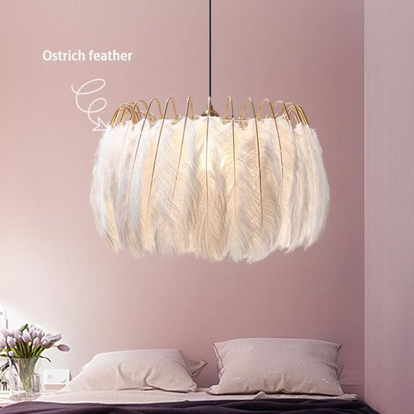 pendant lamps nordic feather chandelier ins net red light ostrich modern creative warm and romantic girl bedroom
pendant lamps nordic feather chandelier ins net red light ostrich modern creative warm and romantic girl bedroom