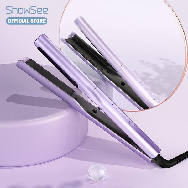 showsee e2-v straight hair comb curling stick negative ions protect ceramic heat stable constant temperature electric brushes
showsee e2-v straight hair comb curling stick negative ions protect ceramic heat stable constant temperature electric brushes
