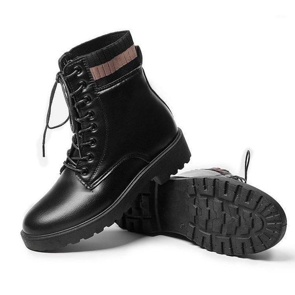 boots women chunky heel combat boot winter black leather high tube no-slip lace up ankle shoes1
boots women chunky heel combat boot winter black leather high tube no-slip lace up ankle shoes1