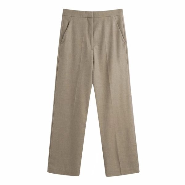 fashion women loose khaki straight pants casual lady simple trousers p2008 210430, Black;white
fashion women loose khaki straight pants casual lady simple trousers p2008 210430, Black;white