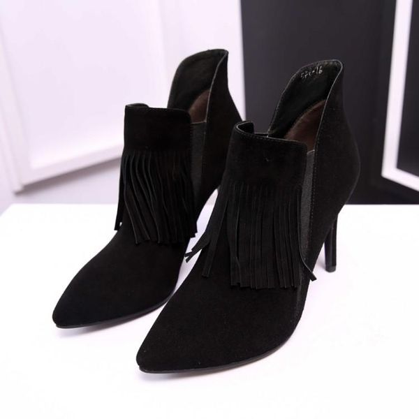 boots sale big size 34-43 women short ankle high-heel pointed toes spring autumn winter shoes high-quality 6-24-b, Black
boots sale big size 34-43 women short ankle high-heel pointed toes spring autumn winter shoes high-quality 6-24-b, Black