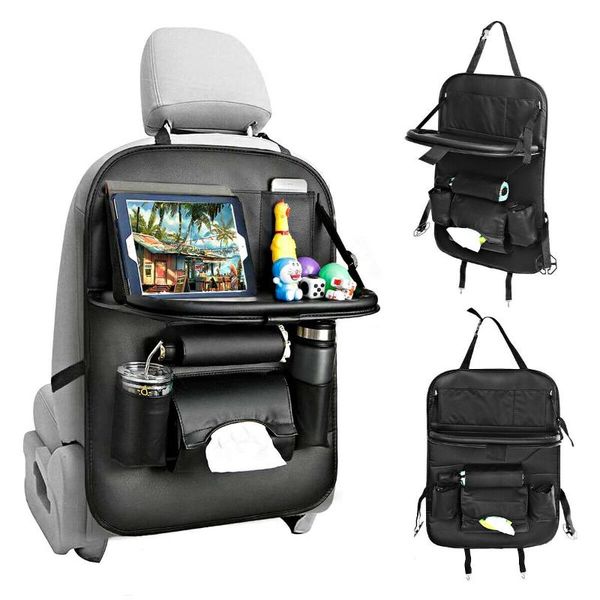 car organizer travel folding pu leather seat back organiser storage bag tray foldable table cup holder auto accessories
car organizer travel folding pu leather seat back organiser storage bag tray foldable table cup holder auto accessories