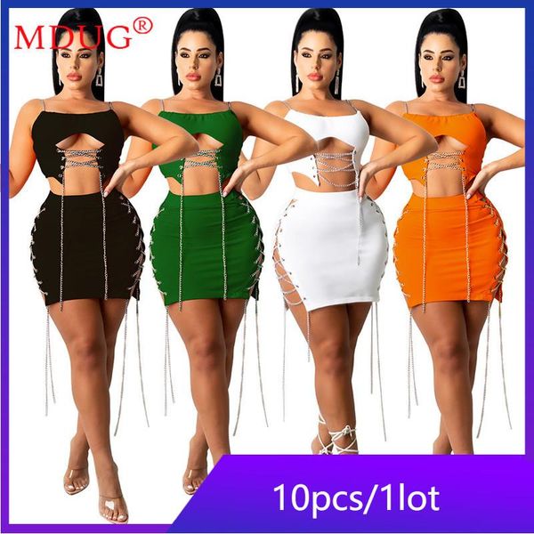 work dresses wholesale items bulk lots y2k dress sets 2021 summer crop mini skirt fashion solid chain bind ladies clothes m7222, White;black
work dresses wholesale items bulk lots y2k dress sets 2021 summer crop mini skirt fashion solid chain bind ladies clothes m7222, White;black