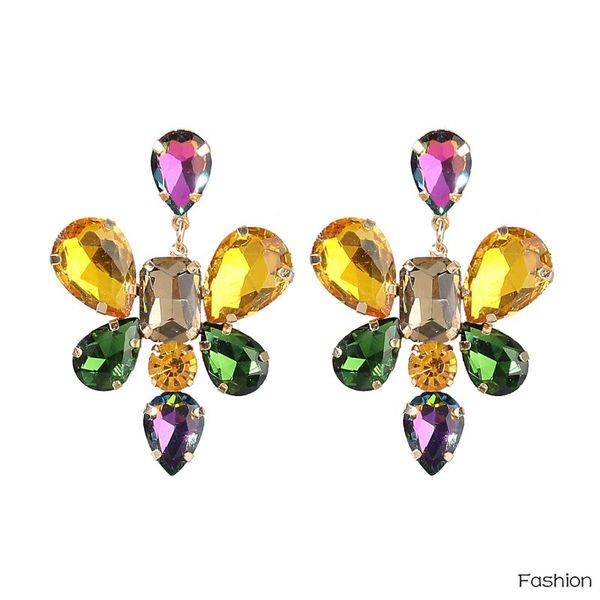 stud multicolor glass flower earrings butterfly shape bohemian fashion simplicity women pierced, Golden;silver
stud multicolor glass flower earrings butterfly shape bohemian fashion simplicity women pierced, Golden;silver