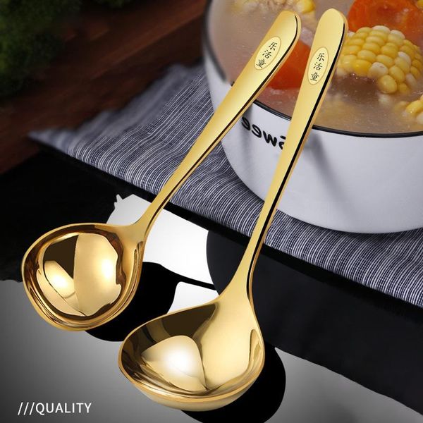 spoons light luxury stainless steel soup spoon long handle home drink round scoop el restaurant public
spoons light luxury stainless steel soup spoon long handle home drink round scoop el restaurant public