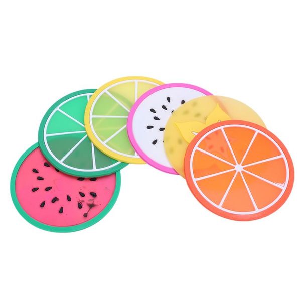 mats & pads 6pcs round non-slip heat resistant mat colorful fruit printed placemat pot holder table silicone coasters set
mats & pads 6pcs round non-slip heat resistant mat colorful fruit printed placemat pot holder table silicone coasters set
