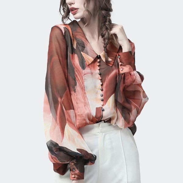 blouses women plus size blusas 2021 spring fashion chiffon prints button splicing lantern sleeve hollow shirts casual woman women's, White
blouses women plus size blusas 2021 spring fashion chiffon prints button splicing lantern sleeve hollow shirts casual woman women's, White