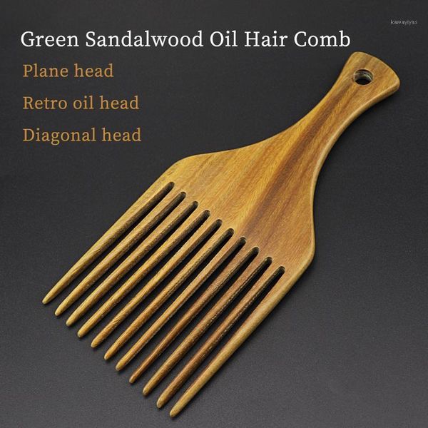 household green sandalwood oil head fork comb massage wide tooth suitable for african black curly hair styling tools brushes1, Silver
household green sandalwood oil head fork comb massage wide tooth suitable for african black curly hair styling tools brushes1, Silver