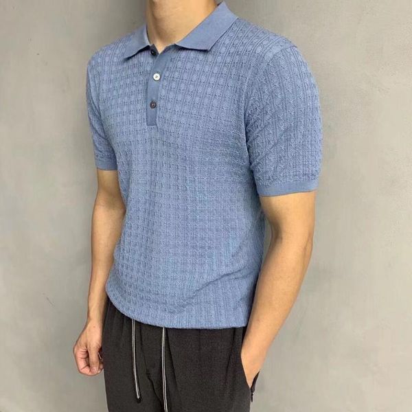 men's polos summer man wool classic shirt men short sleeve brand quality casual business social, White;black
men's polos summer man wool classic shirt men short sleeve brand quality casual business social, White;black