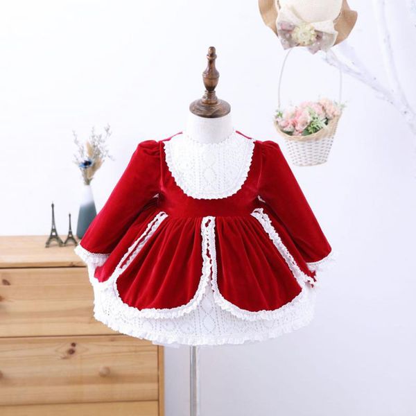 girls' dresses baby girl spain style royal children party princess infant lolita christmas clothes toddler new year ball gown, Red;yellow
girls' dresses baby girl spain style royal children party princess infant lolita christmas clothes toddler new year ball gown, Red;yellow