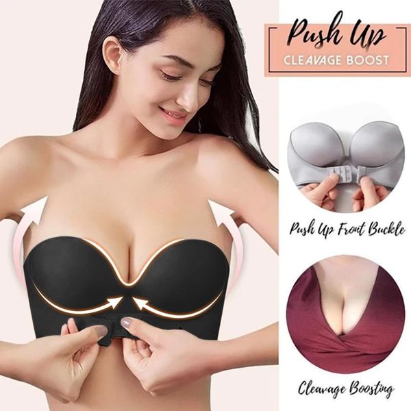 yoga outfit women invisible bras front closure push up bra underwear lingerie for female brassiere strapless seamless bralette ab cup
yoga outfit women invisible bras front closure push up bra underwear lingerie for female brassiere strapless seamless bralette ab cup