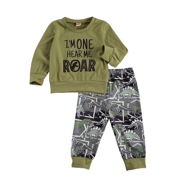 6m-4years toddler kids baby boy clothes letter print long sleeve t-shirt dinosaur print pants 2pcs outfits set spring fall, White
6m-4years toddler kids baby boy clothes letter print long sleeve t-shirt dinosaur print pants 2pcs outfits set spring fall, White