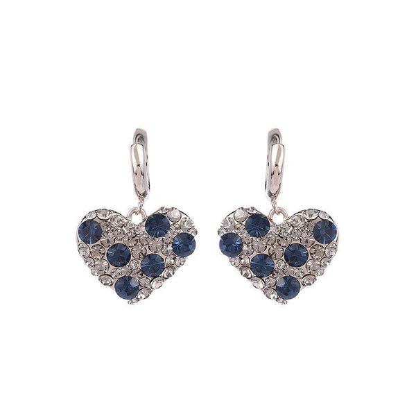 hoop & huggie women heart colored cz earrings ladies fashion jewellery, Golden;silver
hoop & huggie women heart colored cz earrings ladies fashion jewellery, Golden;silver