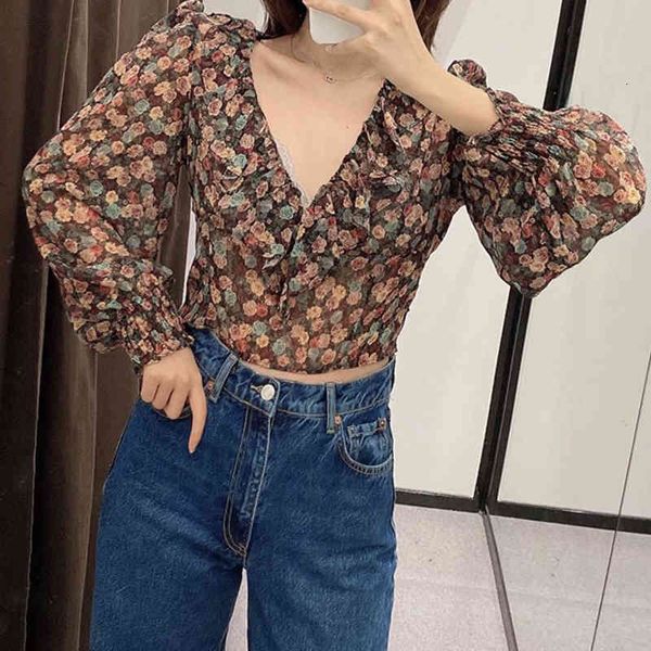 women's blouses & shirts autumn flower print bow women elegant fashion long sleeve chiffon shirt beach harajuku clothes vinta, White
women's blouses & shirts autumn flower print bow women elegant fashion long sleeve chiffon shirt beach harajuku clothes vinta, White