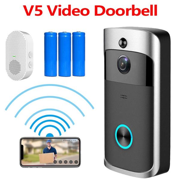 wifi video doorbell waterproof v5 wireless remote control by smart phone app pir motion detection night vision battery doorbells
wifi video doorbell waterproof v5 wireless remote control by smart phone app pir motion detection night vision battery doorbells