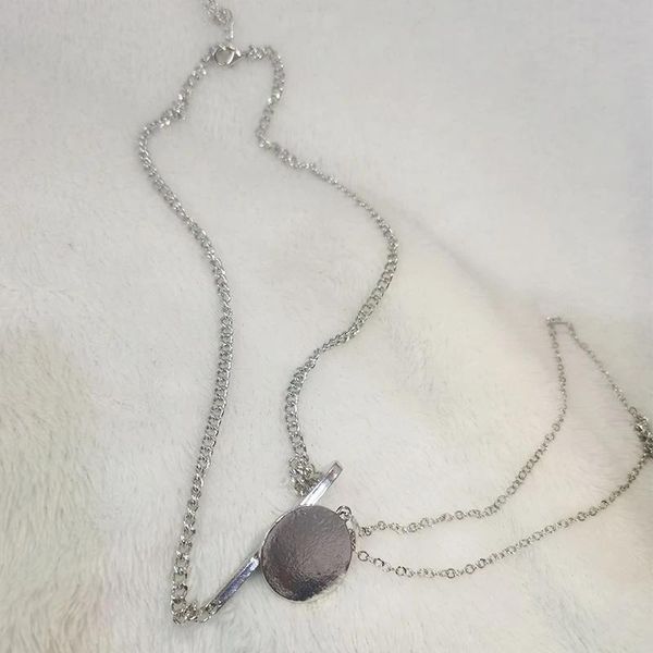 pendant necklaces stylish titanium steel geometric round necklace sets for women fashion sports men meili punk black and white choker, Silver
pendant necklaces stylish titanium steel geometric round necklace sets for women fashion sports men meili punk black and white choker, Silver