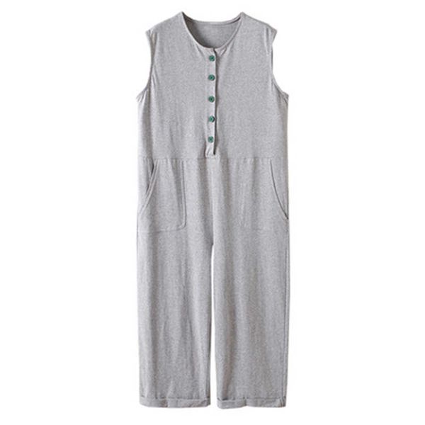 perhaps u gray black sleeveless tank button pocket back letter print loose casual ankle-length pants jumpsuit j0085 210529, Black;white
perhaps u gray black sleeveless tank button pocket back letter print loose casual ankle-length pants jumpsuit j0085 210529, Black;white