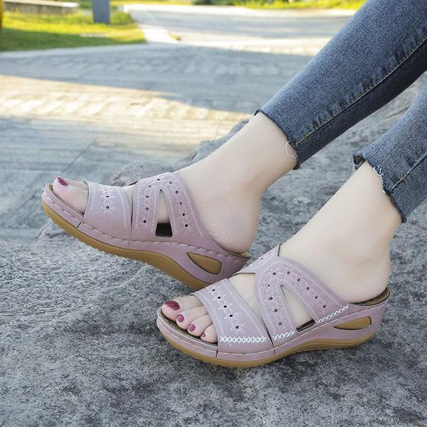 ladies casual soft women's slippers women shoes comfy platform sole wedge comfortable sandal outdoor summer female footwear, Black
ladies casual soft women's slippers women shoes comfy platform sole wedge comfortable sandal outdoor summer female footwear, Black