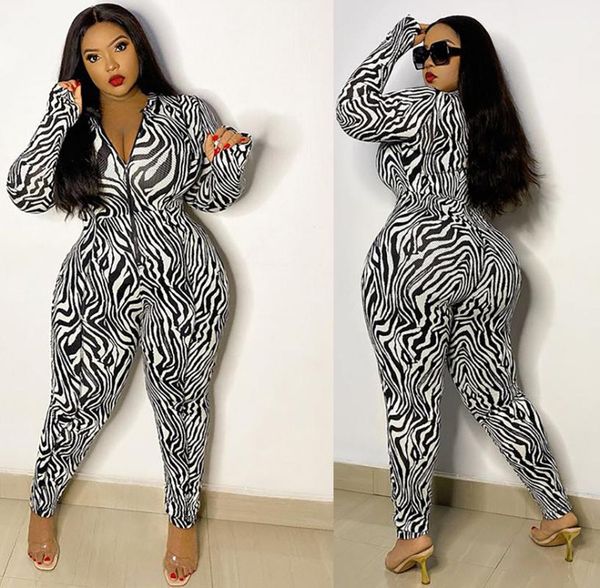 women's jumpsuits & rompers women fashion zebra printed long sleeve zipper lapel neck casual lady's pants 2021 spring high strengt, Black;white
women's jumpsuits & rompers women fashion zebra printed long sleeve zipper lapel neck casual lady's pants 2021 spring high strengt, Black;white