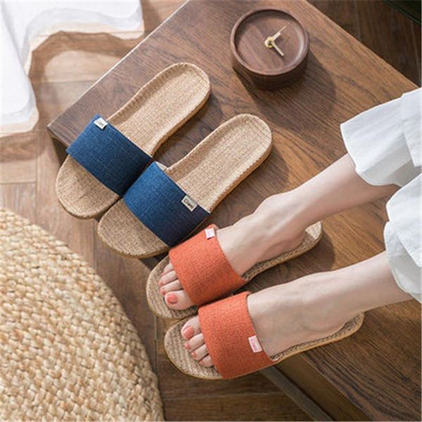 slippers fayuekey summer flax for women men soft non-slip indoor shoes ladies flat slides casual sandals flip flops, Black
slippers fayuekey summer flax for women men soft non-slip indoor shoes ladies flat slides casual sandals flip flops, Black