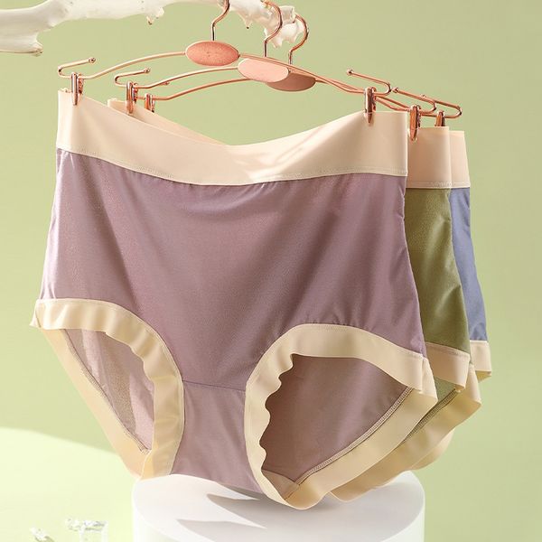 2pieces/lot plus size womens panties 2021 ultra thin splicing mesh breathable ice silk seamless panties for women panties high fit, Black;pink
2pieces/lot plus size womens panties 2021 ultra thin splicing mesh breathable ice silk seamless panties for women panties high fit, Black;pink