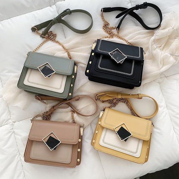 storage bags 2021 chain pu leather crossbody for women small shoulder messenger bag special lock design female travel handbags
storage bags 2021 chain pu leather crossbody for women small shoulder messenger bag special lock design female travel handbags