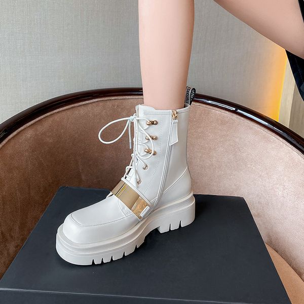 cow leather women ankle boots classic thick-soled front lace-up comfortable fashion winter and autumn casual simple short boots, Black
cow leather women ankle boots classic thick-soled front lace-up comfortable fashion winter and autumn casual simple short boots, Black