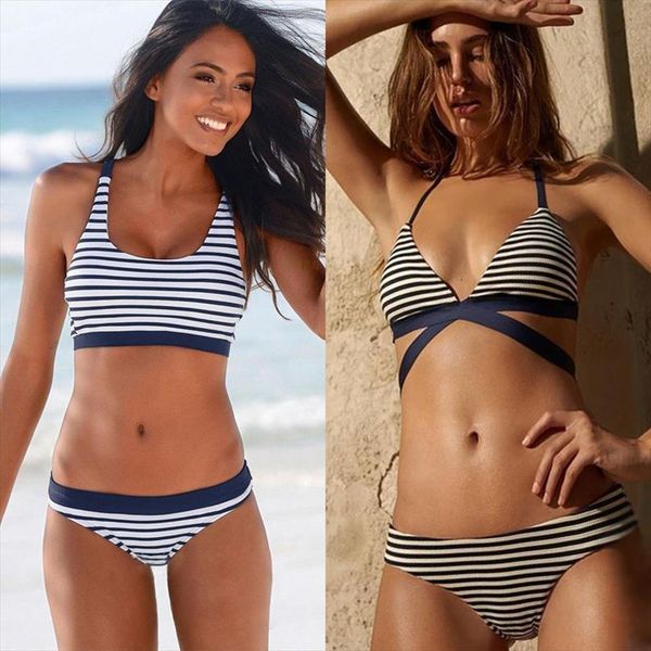 stripe bikini women biquini womens swimsuits cross string bathing suit low waist set halter bikinis beachwear, White;black
stripe bikini women biquini womens swimsuits cross string bathing suit low waist set halter bikinis beachwear, White;black