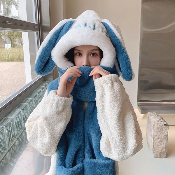 hats, scarves & gloves sets hat for women winter all-match ears plush cute scarf three-piece bib to keep warm, Blue;gray
hats, scarves & gloves sets hat for women winter all-match ears plush cute scarf three-piece bib to keep warm, Blue;gray
