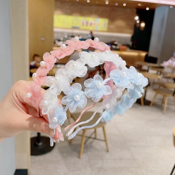 hair accessories korean children pearl flower headband sweet handmade accessoriess girls super fairy princess temperament hairband headwear, Slivery;white
hair accessories korean children pearl flower headband sweet handmade accessoriess girls super fairy princess temperament hairband headwear, Slivery;white