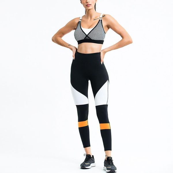 women's elastic quick dry yoga suit sleeveless bra vest color matching waist tights 2 piece set outfit
women's elastic quick dry yoga suit sleeveless bra vest color matching waist tights 2 piece set outfit