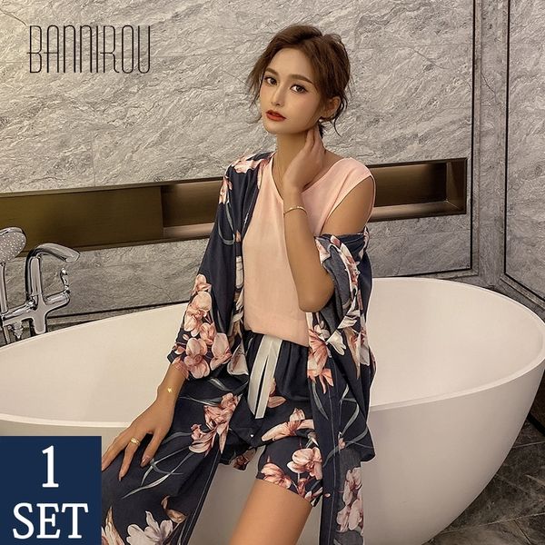 bannirou pajamas for women sets women pajama viscose sleepwear 4 piece pajama set floral pijama female night suits pyjamas sets 210320, Black;red
bannirou pajamas for women sets women pajama viscose sleepwear 4 piece pajama set floral pijama female night suits pyjamas sets 210320, Black;red