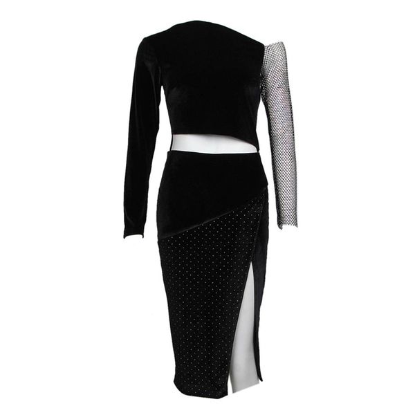 women dress beading long sleeve black velvet bodycon midi party club celebrity ladies clothing 210515, Black;gray
women dress beading long sleeve black velvet bodycon midi party club celebrity ladies clothing 210515, Black;gray