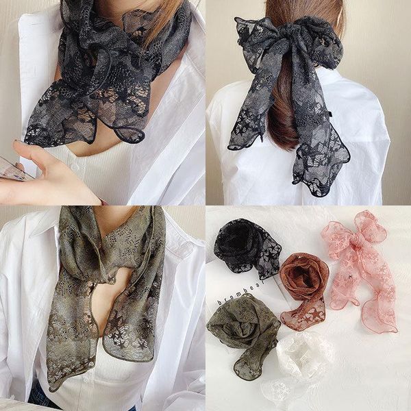 scarves fashion summer lace scarf women shawls and wraps small hair neck hijabs foulard 125*15cm, Blue;gray
scarves fashion summer lace scarf women shawls and wraps small hair neck hijabs foulard 125*15cm, Blue;gray
