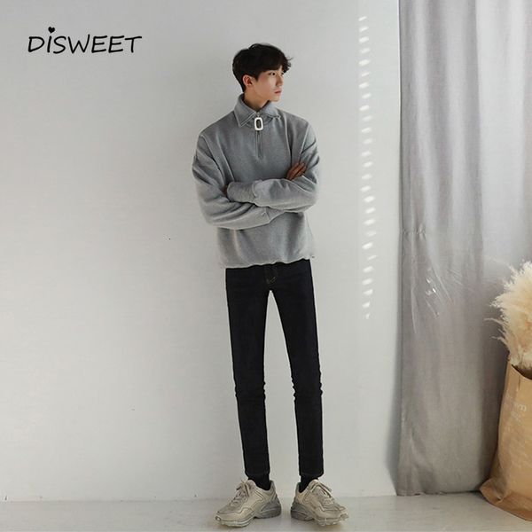 t shirt solid knitted turtleneck men korean long sleeve loose men's simple warm slim sweater boy, White;black
t shirt solid knitted turtleneck men korean long sleeve loose men's simple warm slim sweater boy, White;black