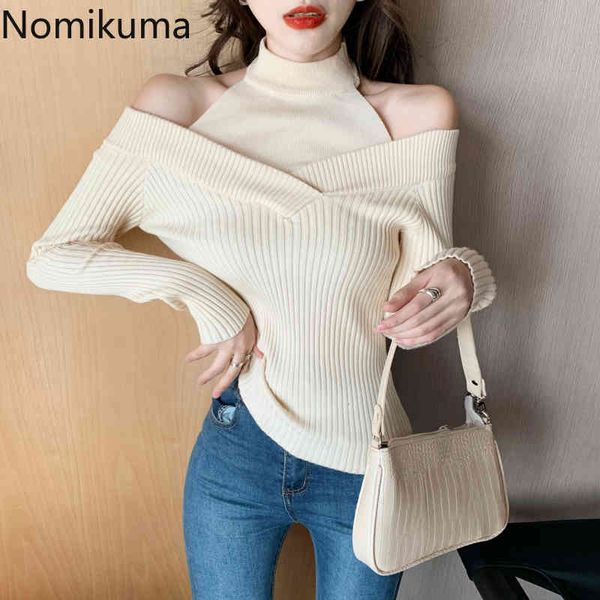 nomikuma slim sweater women two side wear long sleeve pullover solid color bottoming jumpers women's clothing knitted 3d452 210514, White;black
nomikuma slim sweater women two side wear long sleeve pullover solid color bottoming jumpers women's clothing knitted 3d452 210514, White;black