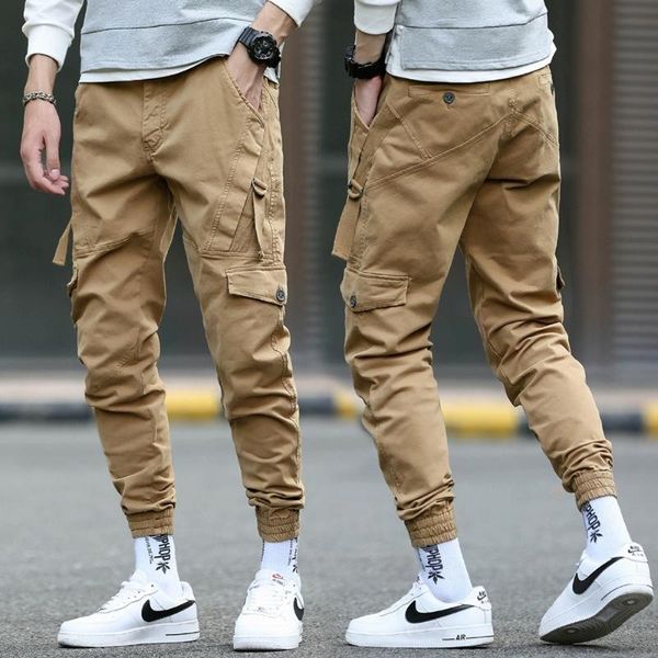 men's pants harajuku men khaki trousers skinny cargo casual spring and autumn plus size, Black
men's pants harajuku men khaki trousers skinny cargo casual spring and autumn plus size, Black