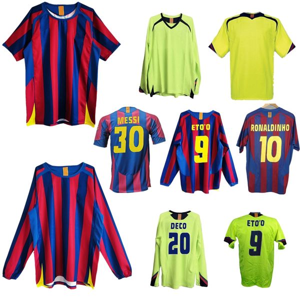 2005 2006 ronaldinho xavi larsson retro soccer jersey eto'o iniesta deco messi home final v. bommel giuly vintage classic football shir, Black;yellow
2005 2006 ronaldinho xavi larsson retro soccer jersey eto'o iniesta deco messi home final v. bommel giuly vintage classic football shir, Black;yellow