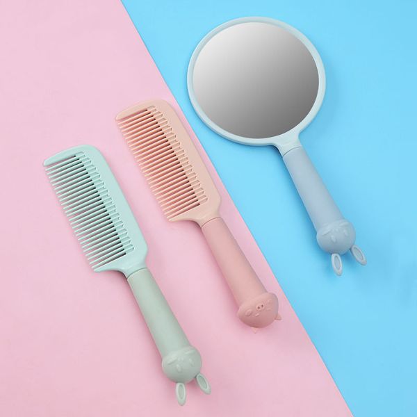 mirrors european handle cosmetic mirror hand hold beauty salon beauty mirror portable cartoon girl straight hair comb
mirrors european handle cosmetic mirror hand hold beauty salon beauty mirror portable cartoon girl straight hair comb