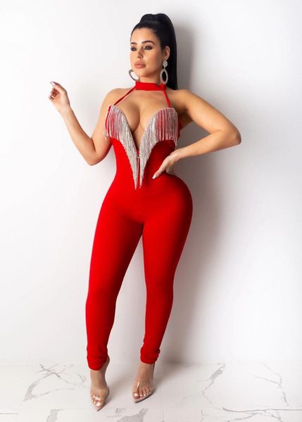 women's jumpsuits & rompers adfvat women deep v neck sleeveless skinny romper halter tassel patchwork party cy8235, Black;white
women's jumpsuits & rompers adfvat women deep v neck sleeveless skinny romper halter tassel patchwork party cy8235, Black;white