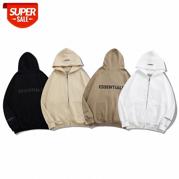 fog eentials double line zipper plus fleece hooded loose coat sweater batch #8d5u, Black
fog eentials double line zipper plus fleece hooded loose coat sweater batch #8d5u, Black