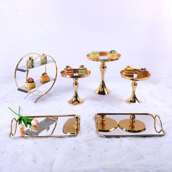 other bakeware 6-10pcs crystal cake stand set metal mirror cupcake decorations dessert pedestal wedding party display tray
other bakeware 6-10pcs crystal cake stand set metal mirror cupcake decorations dessert pedestal wedding party display tray
