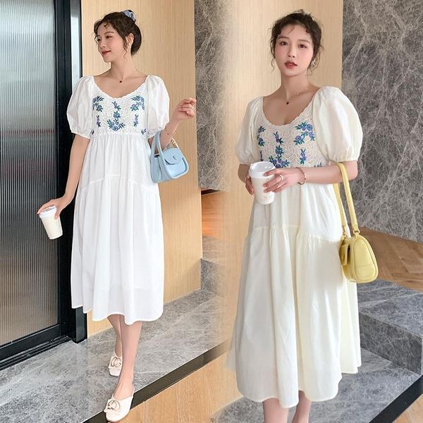 maternity dresses 6916# summer korean fashion long dress a line slim loose clothes for pregnant women hollow out crochet pregnancy wear, White
maternity dresses 6916# summer korean fashion long dress a line slim loose clothes for pregnant women hollow out crochet pregnancy wear, White